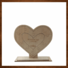 Ξύλινο διακοσμητικό καρδιά puzzle 10 Reasons I Love You