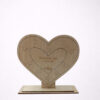 Ξύλινο διακοσμητικό καρδιά puzzle 10 Reasons I Love You