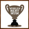 Ξύλινο διακοσμητικό κύπελλο World’s Best Mum