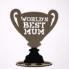 Ξύλινο διακοσμητικό κύπελλο World’s Best Mum