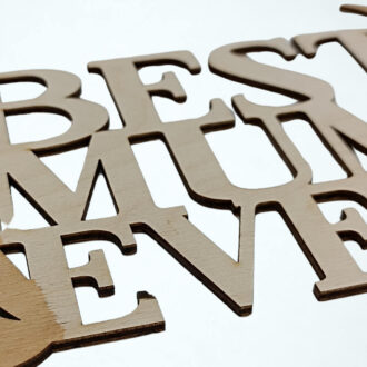 Ξύλινο διακοσμητικό για μαμά Best Mum Ever