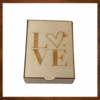 Ξύλινο κουτί δώρου Love για ρομαντικά δώρα