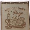 Ξύλινη βάση βιβλίου με θέση για κούπα Just One More Page