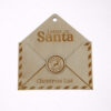 Ξύλινο διακοσμητικό Letter to Santa