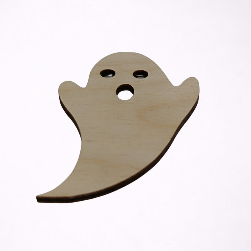 Φάντασμα από ξύλο για DIY Halloween δημιουργίες