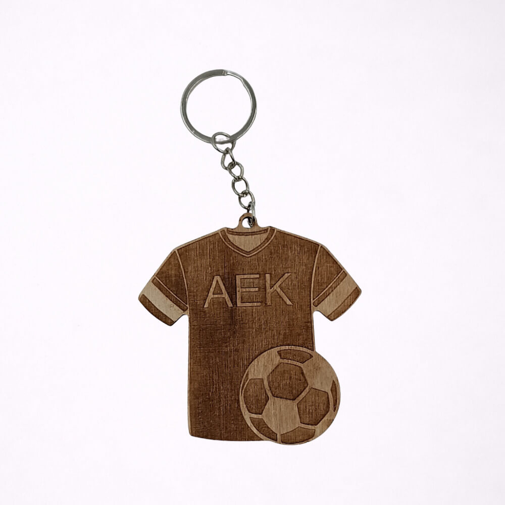 ξύλινο μπρελόκ ΑΕΚ