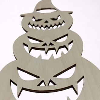 Ξύλινο Halloween στοιχείο για DIY δημιουργίες